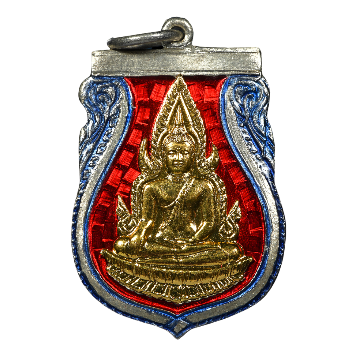 AML6609010017 เหรียญพระพุทธชินราชอินโดจีน วัดพระศรีรัตนมหาธาตุ ปี2485 เนื้อนิกเกิลผสมลงยาหน้ากากทอง AML6609010017 เหรียญพระพุทธชินราชอินโดจีน วัดพระศรีรัตนมหาธาตุ ปี2485 เนื้อนิกเกิลผสมลงยาหน้ากากทอง