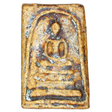 AML6610090057 พระสมเด็จพิมพ์ใหญ่ เกศทะลุซุ้ม  เนื้อปูนเปลือกหอย (ยุคกลาง) 