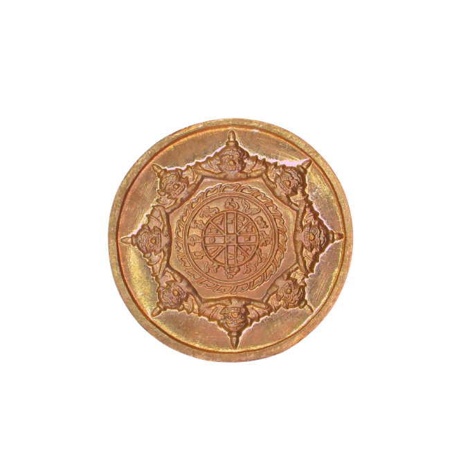 AML6610170002 เหรียญพระปิดตาพังพระกาฬ วัดเขาอ้อ  ปี2530 เนื้อทองแดง 