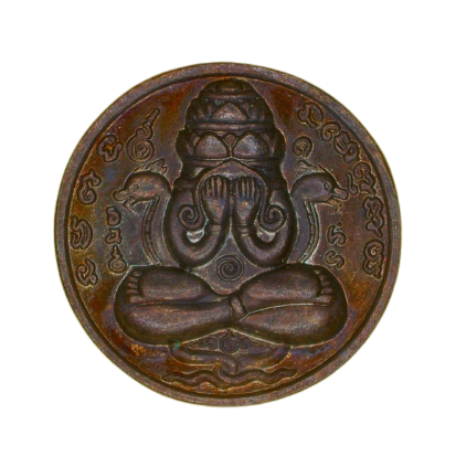 AML6611060012 เหรียญพระปิดตาพังพระกาฬ วัดเขาอ้อ ปี 2530 เนื้อทองแดงรมดำ AML6611060012 เหรียญพระปิดตาพังพระกาฬ วัดเขาอ้อ ปี 2530 เนื้อทองแดงรมดำ