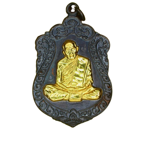 AML6611080030 เหรียญเสมา 8 รอบ หลวงปู่ทิม วัดละหารไร่ ปี 2518 เนื้อทองแดงรมดำหน้ากากทอง AML6611080030 เหรียญเสมา 8 รอบ หลวงปู่ทิม วัดละหารไร่ ปี 2518 เนื้อทองแดงรมดำหน้ากากทอง