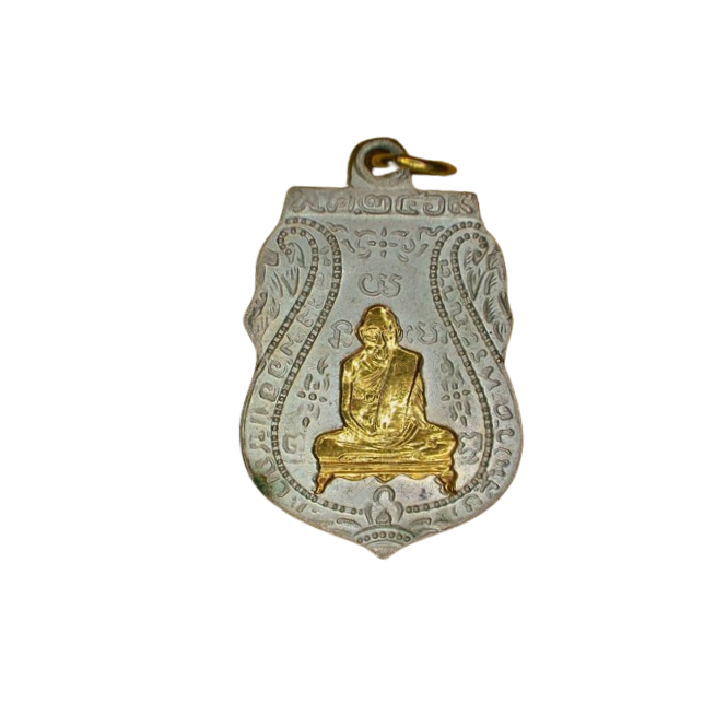 AML6611280041 เหรียญหลวงพ่อกลั่น วัดพระญาติ ปี 2469 เนื้อนิกเกิลผสม หน้ากากทอง AML6611280041 เหรียญหลวงพ่อกลั่น วัดพระญาติ ปี 2469 เนื้อนิกเกิลผสม หน้ากากทอง