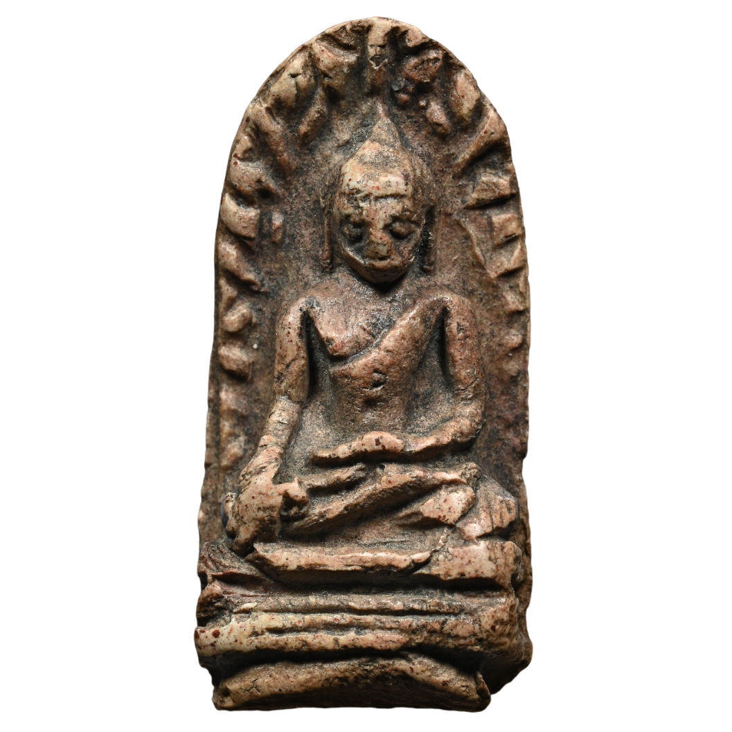 AML6612150017 พระรอด มหาวัน พิมพ์กลาง  เนื้อดิน 