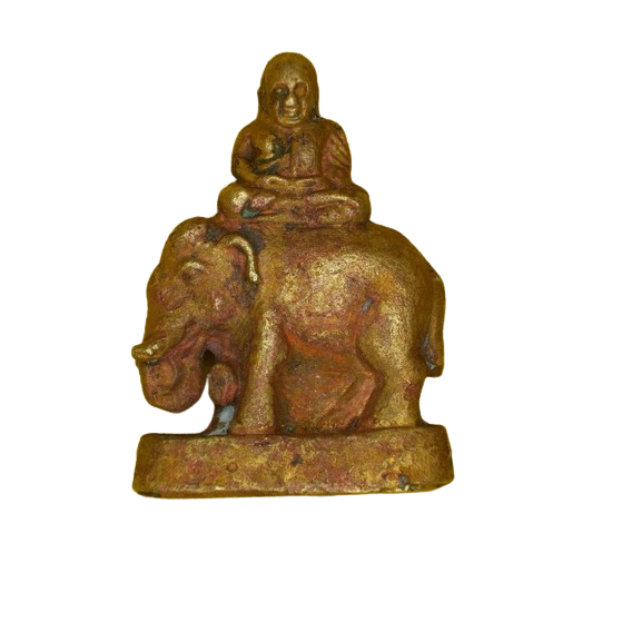 AML6612180013 รูปหล่อหลวงพ่อเงิน พิมพ์ขี่ช้าง วัดบางคลาน ปี2455 เนื้อโลหะผสม AML6612180013 รูปหล่อหลวงพ่อเงิน พิมพ์ขี่ช้าง วัดบางคลาน ปี2455 เนื้อโลหะผสม