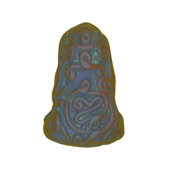 AML6703070009  พระปิดตายันต์ยุ่ง หลวงปู่เอี่ยม  วัดหนัง  เนื้อโลหะผสม 