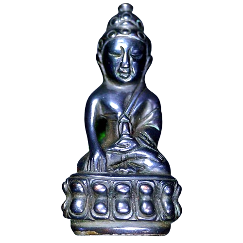 AML6707050014 พระกริ่งปวเรศ ก้นเงิน เนื้อโลหะผสม  