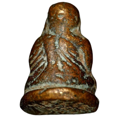 AML6707060003 รูปหล่อหลวงพ่อเงิน    วัดบางคลาน พิมพ์ขี้ตา เนื้อโลหะผสม  