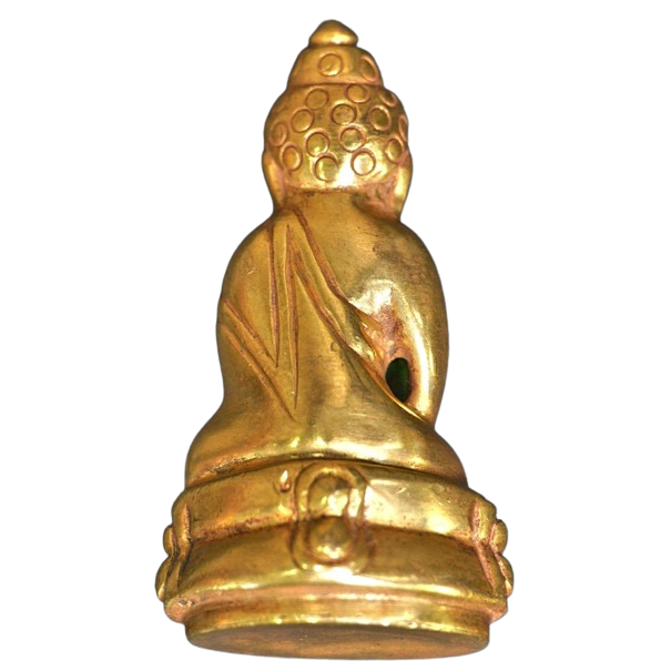 AML6707120019 พระกริ่งปวเรศ เนื้อเปียกทอง  
