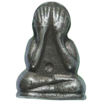 AML6710010743 พระปิดตา พิมพ์ข้าวตอกแตกหลวงปู่โต๊ะ วัดประดู่ฉิมพลี เนื้อนวโลหะ AML6710010743 พระปิดตา พิมพ์ข้าวตอกแตกหลวงปู่โต๊ะ วัดประดู่ฉิมพลี เนื้อนวโลหะ