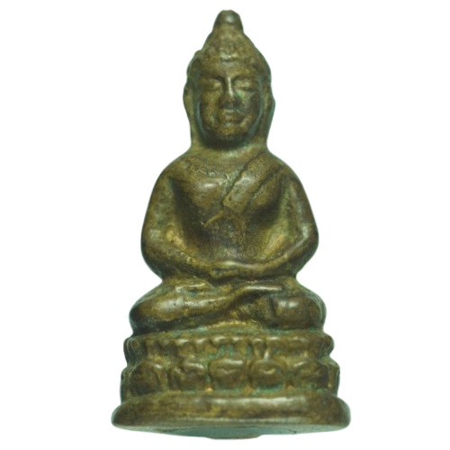 AML6710121225 พระชัยวัฒน์ (อุดกริ่ง) วัดระฆังโฆสิตาราม พระอาจารย์พา เนื้อโลหะผสม AML6710121225 พระชัยวัฒน์ (อุดกริ่ง) วัดระฆังโฆสิตาราม พระอาจารย์พา เนื้อโลหะผสม