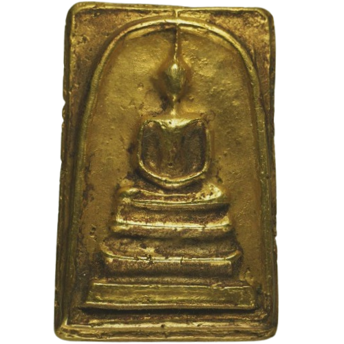 AML6710171363 พระสมเด็จ วัดระฆัง พิมพ์ใหญ่พระประธาน เกศทะลุซุ้ม  เนื้อทองคำ 