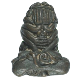 AML6710181383 พระปิดตายันต์ยุ่ง หลวงปู่ดู่วัดสะแก ปี2526 เนื้อโลหะผสม AML6710181383 พระปิดตายันต์ยุ่ง หลวงปู่ดู่วัดสะแก ปี2526 เนื้อโลหะผสม