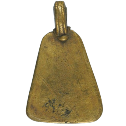 AML6710221512 เหรียญหล่อจอบใหญ่ หลวงพ่อเงิน  วัดบางคลาน เนื้อโลหะผสม 