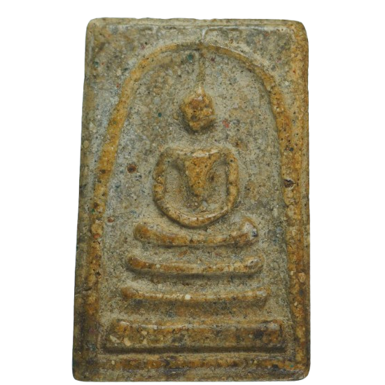 AML6711192000 พระสมเด็จ วัดระฆัง พิมพ์ใหญ่พระประธาน เกศทะลุซุ้ม  ปี 2400-2407 เนื้อปูนเปลือกหอย 