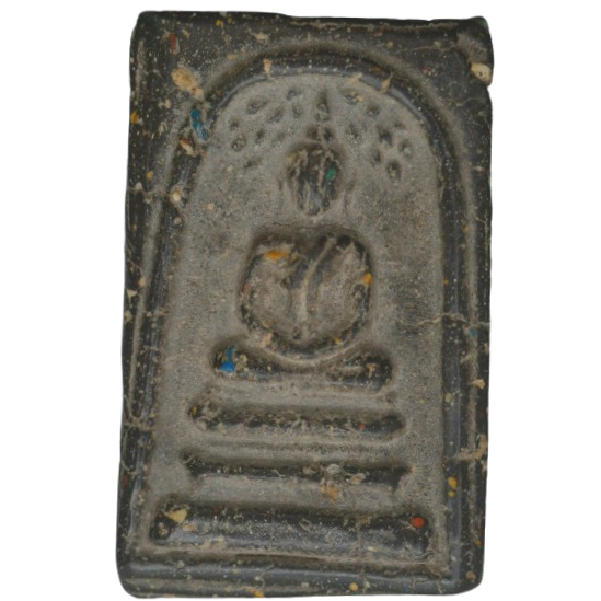 AML6801210043 พระสมเด็จ วัดระฆัง พิมพ์ปรกโพธิ์ เนื้อดำ  