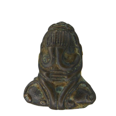 AML6802040035  พระปิดตายันต์ยุ่ง หลวงปู่เอี่ยม วัดหนัง   เนื้อโลหะผสม 