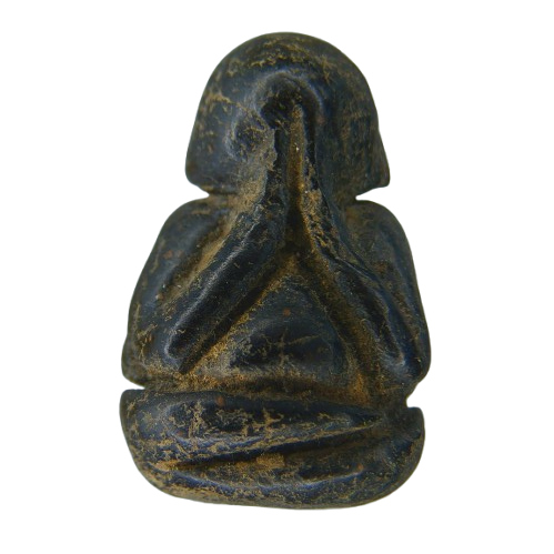 AML68020814377 พระปิดตา หลวงปู่แก้ว วัดปากทะเล เนื้อผง  