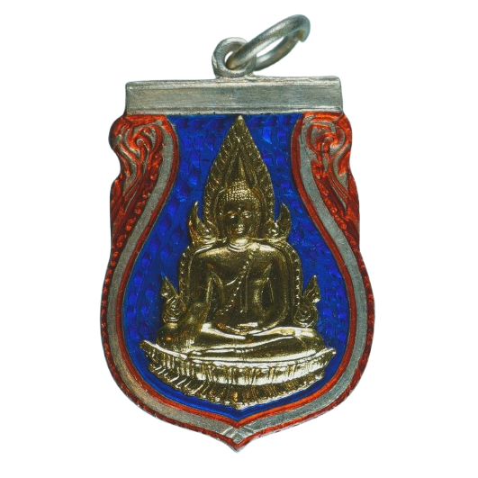 AML68073117306 เหรียญพระพุทธชินราชอินโดจีน ปี 2485 เนื้อนิกเกิลผสมลงยา หน้ากากทอง AML68073117306 เหรียญพระพุทธชินราชอินโดจีน ปี 2485 เนื้อนิกเกิลผสมลงยา หน้ากากทอง