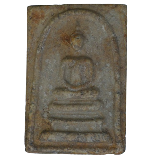 AML68082617853 พระสมเด็จ วัดระฆัง พิมพ์เกศบัวตูม   ปี2390-2400 เนื้อปูนเปลือกหอย   