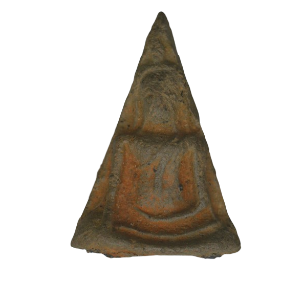 AML68092418321 พระนางพญา พิมพ์เข่าโค้ง  พ.ศ.2091-2111 เนื้อดินเขียว 