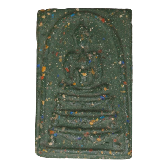 AML68100218609 พระสมเด็จ วัดระฆัง พิมพ์ซ้อนพุทธ ปี2408-2415 เนื้อเขียว AML68100218609 พระสมเด็จ วัดระฆัง พิมพ์ซ้อนพุทธ ปี2408-2415 เนื้อเขียว