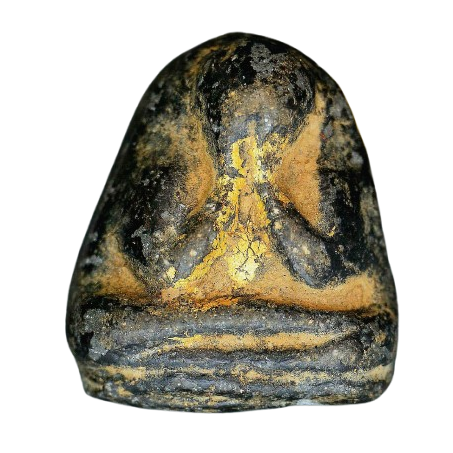 AML68100318675  พระปิดตา หลวงพ่อแก้ว วัดเครือวัลย์  ปี 2410-2420 เนื้อว่าน 