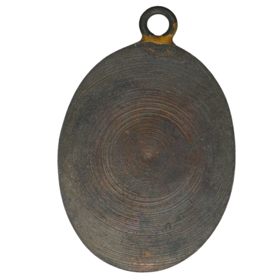 AML68100318684 เหรียญหลวงปู่ไข่ วัดเชิงเลน ปี 2472 เนื้อทองแดงรมดำ หน้ากากทอง AML68100318684 เหรียญหลวงปู่ไข่ วัดเชิงเลน ปี 2472 เนื้อทองแดงรมดำ หน้ากากทอง