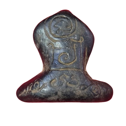 AML68102919050 พระปิดตาหลวงพ่อครน วัดอุตตมาราม   เนื้อว่านคลุกรัก 