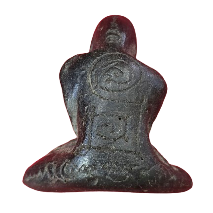 AML68102919051 พระปิดตาหลวงพ่อครน วัดอุตตมาราม  เนื้อว่านคลุกรัก 