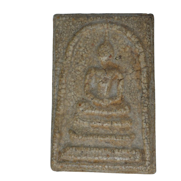 AML68103119102 พระสมเด็จ วัดระฆัง พิมพ์ใหญ่พระประธาน เกศทะลุซุ้ม  ปี2400-2408 เนื้อปูนเปลือกหอย  