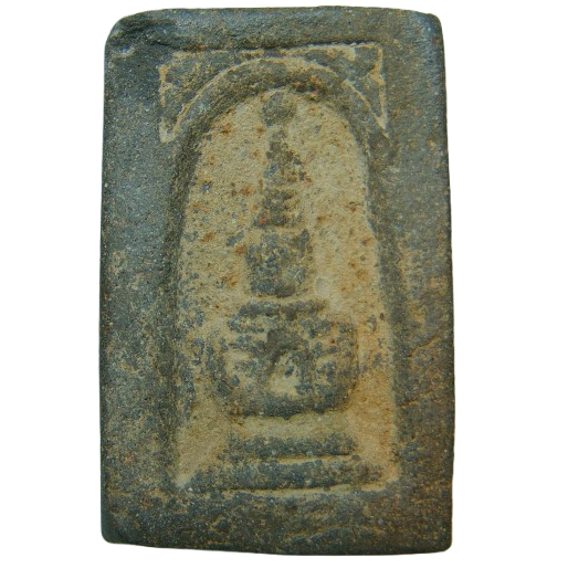 AML68111719615 หลวงปู่ทวด วัดช้างให้  ปี 2497 พิมพ์กลักไม้ขีด เนื้อว่าน 