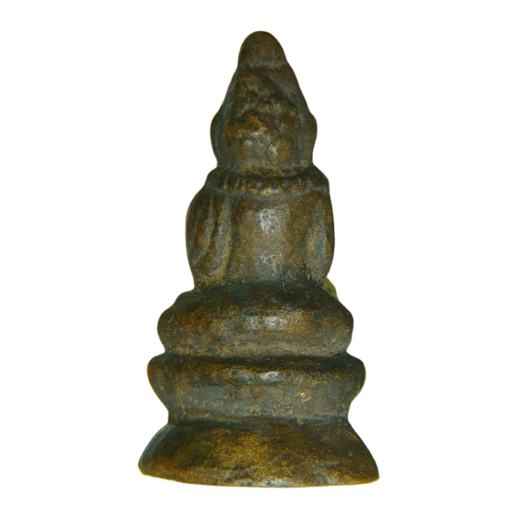 AML68111719623  พระชัยวัฒน์ หลวงปู่เอี่ยม วัดหนัง พิมพ์สร้างเขื่อน อุดชันโรง  เนื้อโลหะผสม 