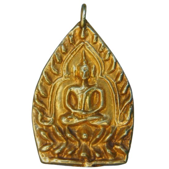 AML68112719833 เหรียญหล่อเจ้าสัว หลวงปู่บุญ วัดกลางบางแก้ว  เนื้อทองคำ 