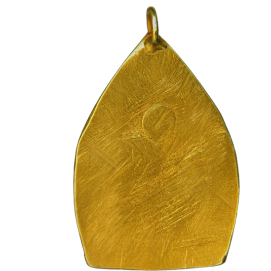 AML68112719833 เหรียญหล่อเจ้าสัว หลวงปู่บุญ วัดกลางบางแก้ว  เนื้อทองคำ 