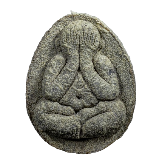 AML68121620315 พระปิดตา หลวงปู่โต๊ะ   วัดประดู่ฉิมพลี    ปี 2521 เนื้อผงเกสร 