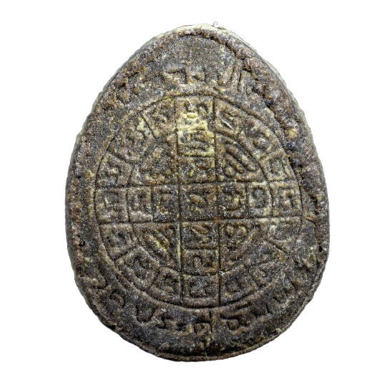 AML68121620315 พระปิดตา หลวงปู่โต๊ะ   วัดประดู่ฉิมพลี    ปี 2521 เนื้อผงเกสร 