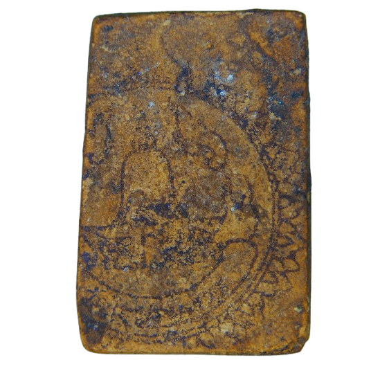 AML68121720362 พระสมเด็จ บางขุนพรหม  แตกกรุ พิมพ์ใหญ่พระประธาน   ปี 2500 เนื้อปูนเปลือกหอย  