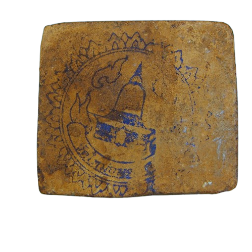 AML68121720364 พระสมเด็จ บางขุนพรหม  พิมพ์คู่ แตกกรุ  ปี 2500 เนื้อปูนเปลือกหอย  