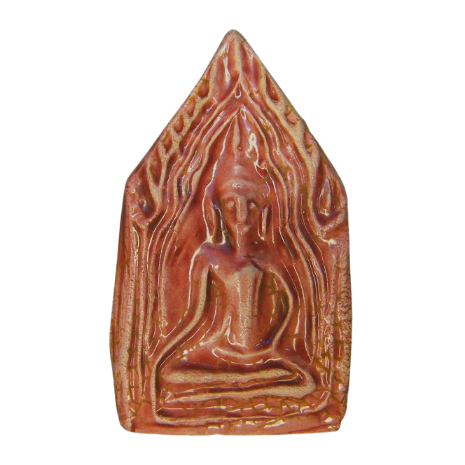 AML68123020499 พระขุนแผน กระเบื้องเคลือบ กรุวัดใหญ่ชัยมงคล เนื้อกระเบื้องเคลือบ 