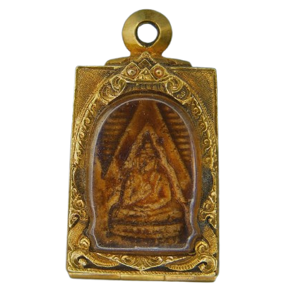 AML69022221481 พระผงของขวัญ หลวงพ่อสด วัดปากน้ำษีเจริญ รุ่น1  ปี 2493 เนื้อผง   