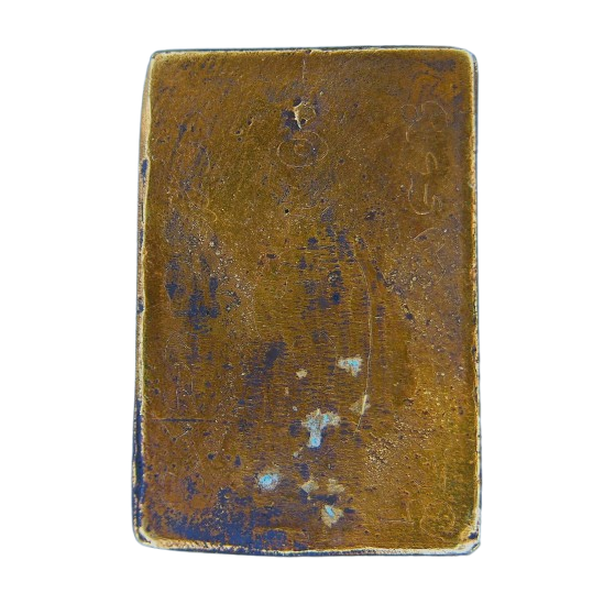 AML69031121924 พระสมเด็จ วัดระฆัง  พิมพ์ไกเซอร์  ปี2408-2415 เนื้อทองคำ 