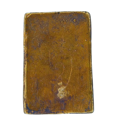 AML69031121925 พระสมเด็จ วัดระฆัง  พิมพ์ไกเซอร์  ปี2408-2415 เนื้อทองคำ 