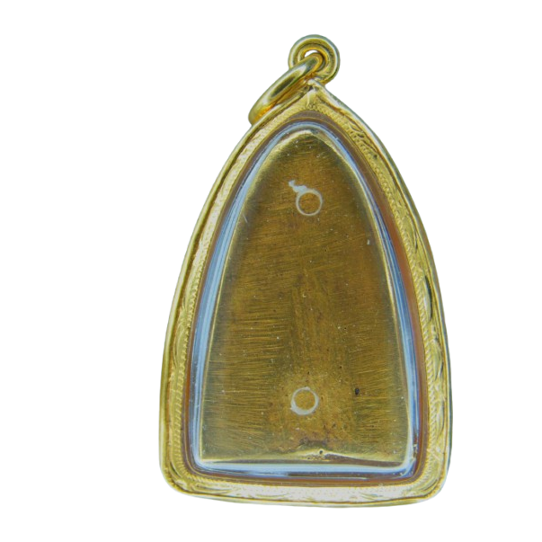AML69042722495  รูปหล่อสมเด็จโต หลังเตารีด หลวงปู่นาค วัดระฆัง  ปี 2495 เนื้อทองคำ 