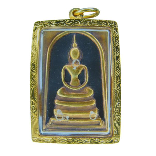 AML69042722496  พระสมเด็จ หลวงปู่นาค วัดระฆัง  ปี 2495 เนื้อทองคำ 