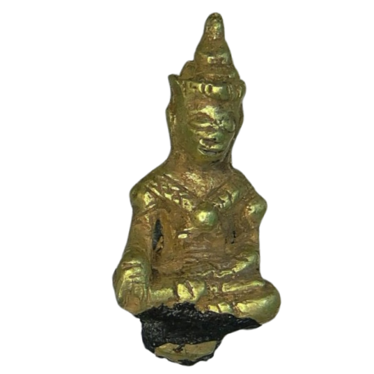 AML69060222913 พระยอดธง จ.อยุธยา เนื้อทองคำ  
