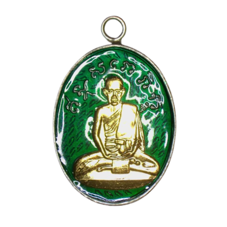 AML6608100004 เหรียญหลวงปู่ไข่ วัดเชิงเลน ปี 2472 เนื้อนิกเกิลผสมลงยา หน้ากากทอง AML6608100004 เหรียญหลวงปู่ไข่ วัดเชิงเลน ปี 2472 เนื้อนิกเกิลผสมลงยา หน้ากากทอง