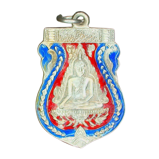 AML6609190013 เหรียญพระพุทธชินราช หลวงปู่บุญ วัดกลางบางแก้ว ปี2472 เนื้อนิกเกิลผสมลงยา AML6609190013 เหรียญพระพุทธชินราช หลวงปู่บุญ วัดกลางบางแก้ว ปี2472 เนื้อนิกเกิลผสมลงยา