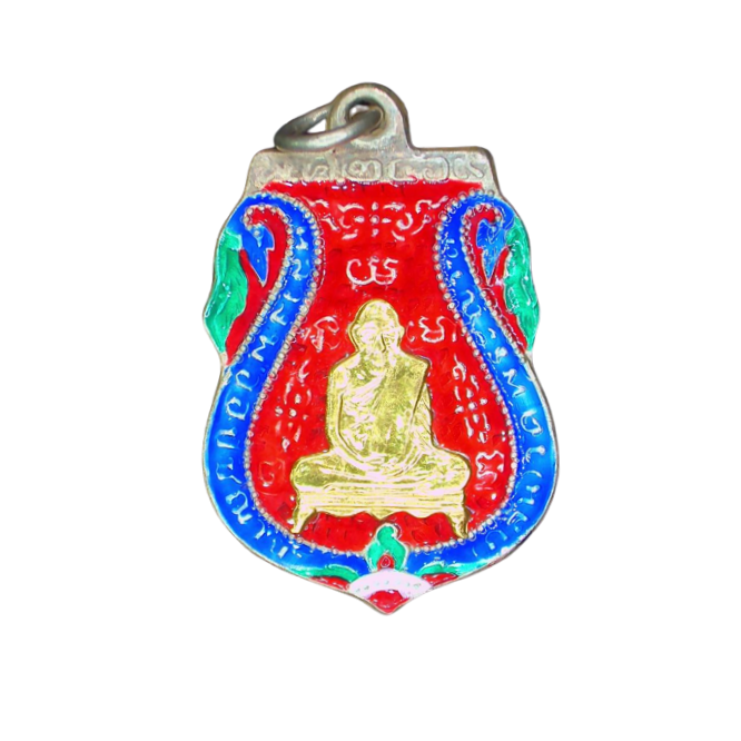 AML6609270021 เหรียญหลวงพ่อกลั่น วัดพระญาติ ปี 2469 เนื้อนิกเกิลผสม ลงยา หน้ากากทอง AML6609270021 เหรียญหลวงพ่อกลั่น วัดพระญาติ ปี 2469 เนื้อนิกเกิลผสม ลงยา หน้ากากทอง