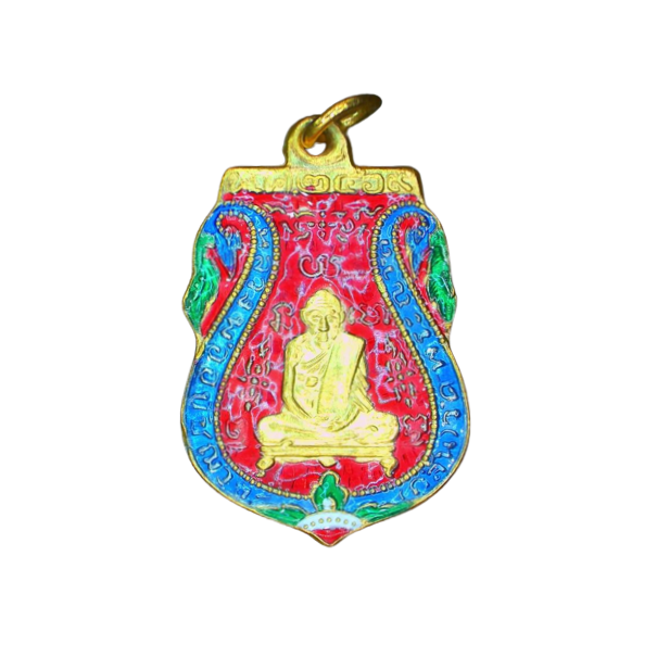 AML6609280001 เหรียญหลวงพ่อกลั่น วัดพระญาติ ปี 2469 เนื้อนิกเกิลผสม กะไหล่ทอง ลงยา หน้ากากทอง AML6609280001 เหรียญหลวงพ่อกลั่น วัดพระญาติ ปี 2469 เนื้อนิกเกิลผสม กะไหล่ทอง ลงยา หน้ากากทอง