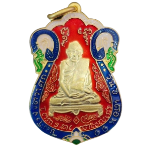 AML6601250010 : หลวงปู่เอี่ยมวัดหนัง พิมพ์สามจุด 2467  องค์ที่ 2
